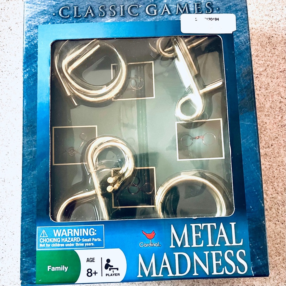Cardinal Metal Madness Puzzle Game